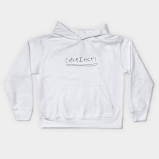 Copyright! Kids Hoodie